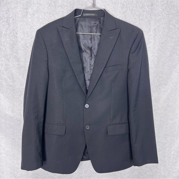Calvin Klein Other - Calvin Klein 38S Black Sport Coat Blazer Jacket Wool
